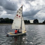 Segel-AG auf dem Speicherbecken Bild 2