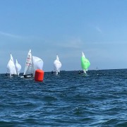 Rege Regattatätigkeit der Zweihandgruppen Bild 4