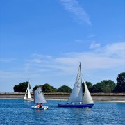Schnuppersegeln am Speicherbecken &ndash; gro&szlig;es Interesse bei Gro&szlig; und Klein Bild 11